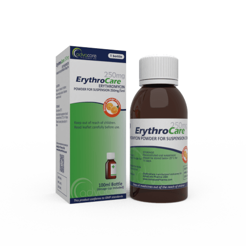 Erythromycin for Suspension (1 box and 1 bottle)