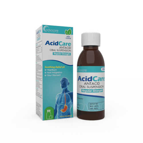 Antacid Suspension (1 box and 1 bottle)