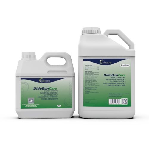 Didecyl Dimethyl Ammonium Chloride + Glutaraldehyde + Benzalkonium Chloride + Pine Oil Disinfectant (1L bottle and 1 gallon bottle)