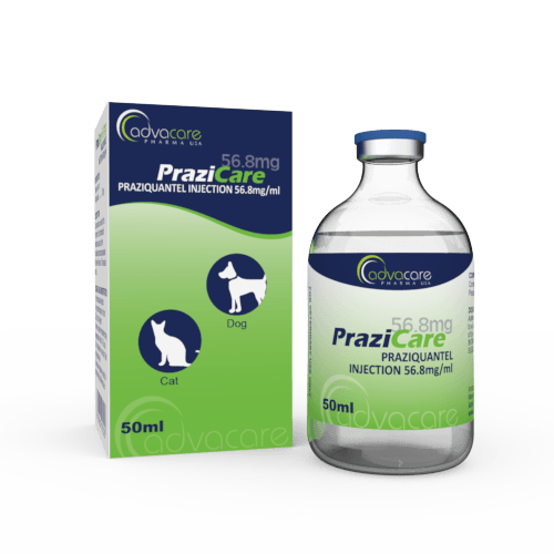 Praziquantel Injection (1 box and 1 vial)