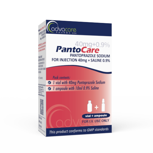 Pantoprazole with Saline for Injection (box of 1 vial and 1 WFI ampoule)