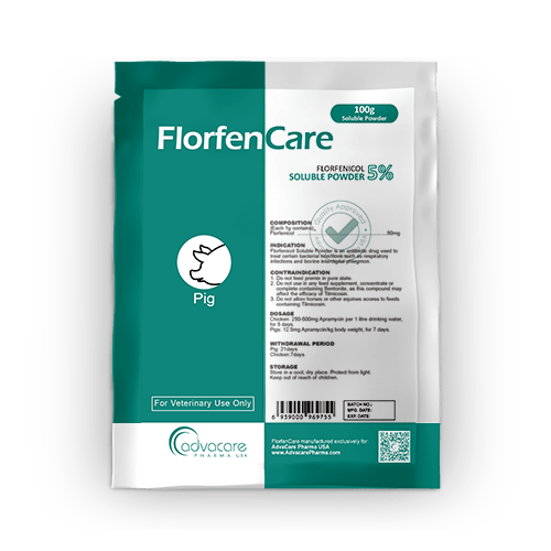 Poudre Soluble de Florfenicol (1 sac)