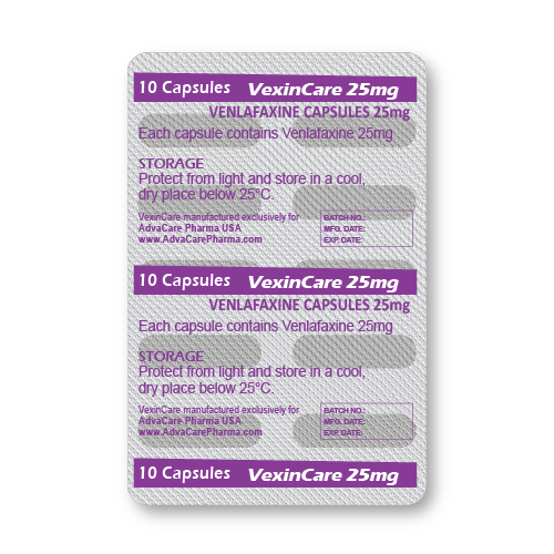 Venlafaxine Extended Release Capsules (blister of 10 capsules)