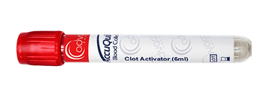 Blood Collection Tube Serum Clot Activator (Red)