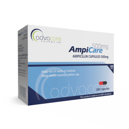 Ampicillin Capsules (box of 100 capsules)