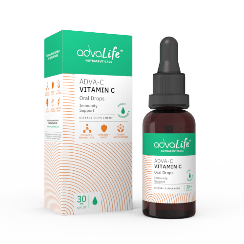 Gouttes de vitamine C pour adultes (1 boîte et 1 bouteille)