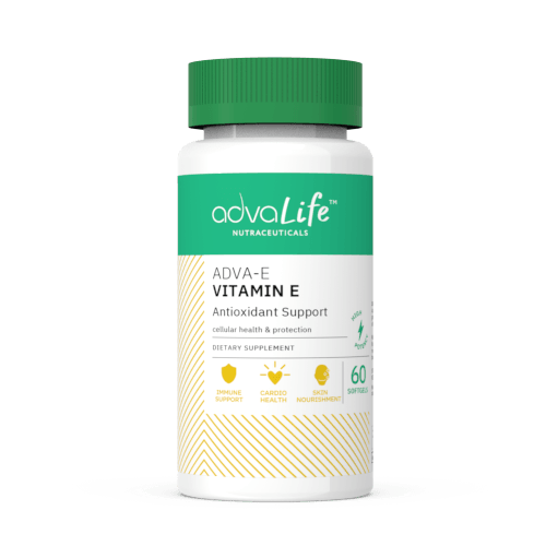 Capsules de Vitamine E (bouteille de 60 gélules molles)