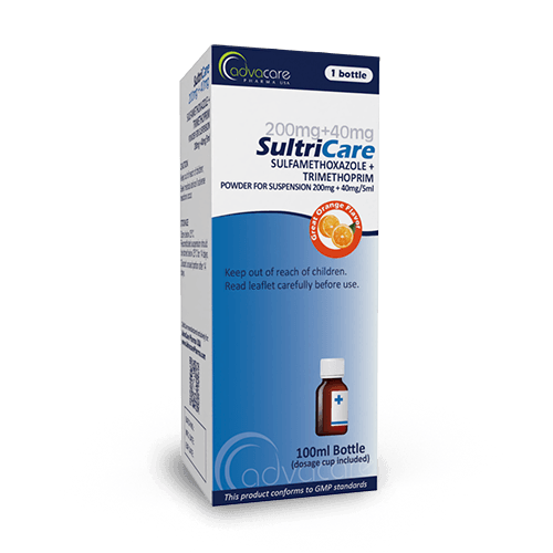 Sulfamethoxazole + Trimethoprim (Co-Trimoxazole) for Oral Suspension (box of 1 bottle)