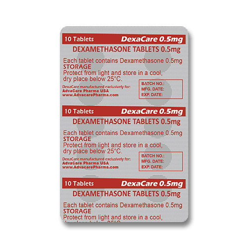 Comprimidos de Dexametasona (blíster de 10 comprimidos)