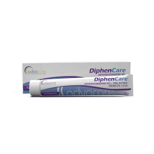 Diphenhydramine HCl + Zinc Acetate Cream (1 box and 1 tube)