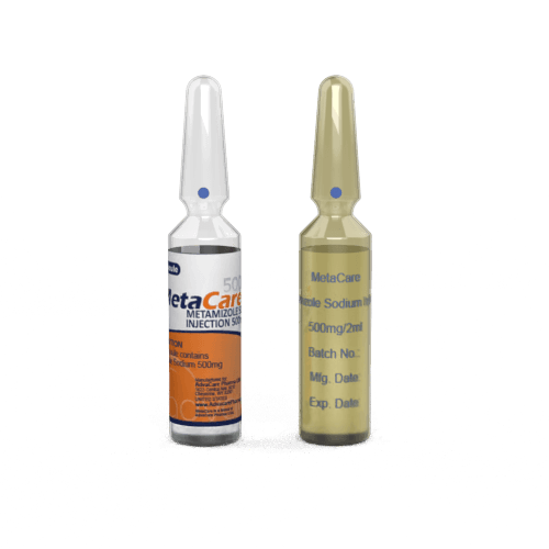 Metamizole Sodium Injection (1 ampoule ceramic printing and 1 ampoule labelling)