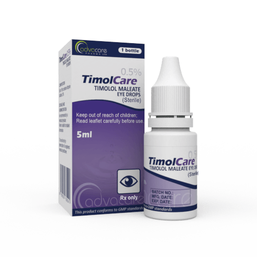 Timolol Maleate Eye Drops (1 box and 1 bottle)