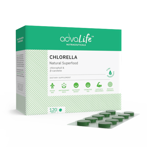 Comprimés de Chlorelle (1 boîte et 1 blister)