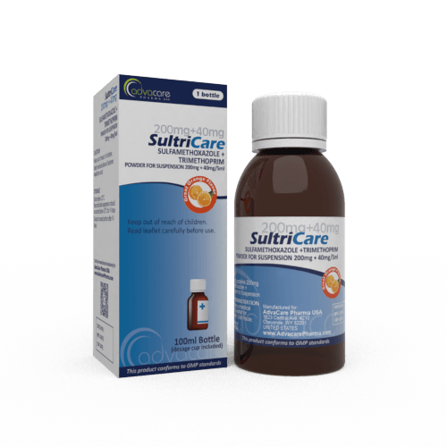 Sulfamethoxazole + Trimethoprim (Co-Trimoxazole) for Oral Suspension (1 box and 1 bottle)