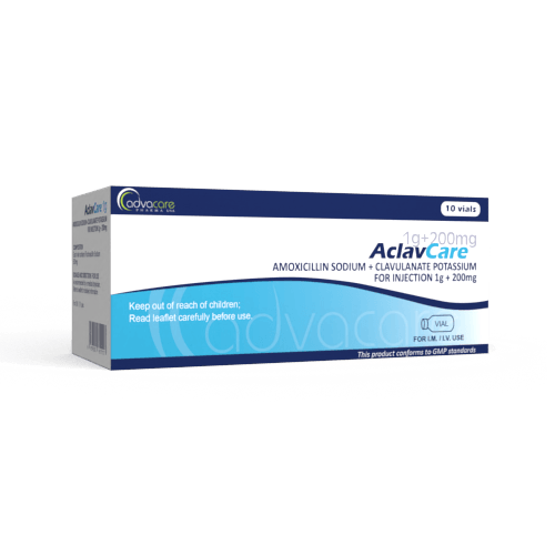 Amoxicillin + Clavulanate for Injection (box of 10 vials)