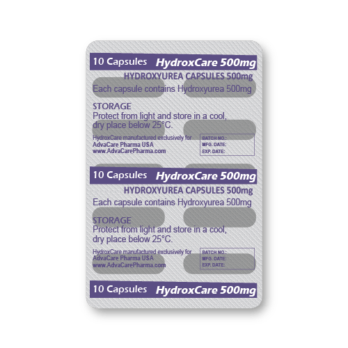 Hydroxyurea Capsules (blister of 10 capsules)