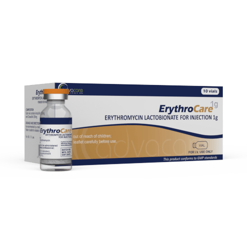 Erythromycin Lactobionate for Injection (1 box and 1 vial)