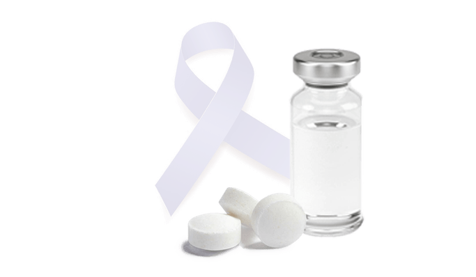 Poudre oncologique pour injection