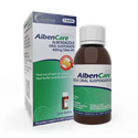 Albendazole Oral Suspension (1 box and 1 bottle)