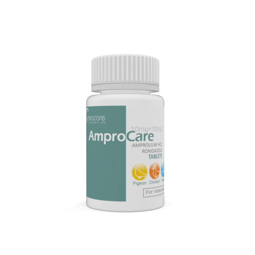 Amprolium HCl + Ronidazole Tablets (bottle of 100 tablets)