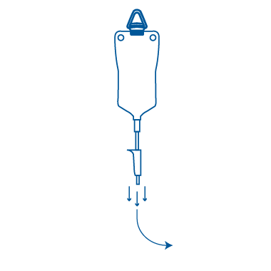 Enteral Feeding Bag Set Gravity Type