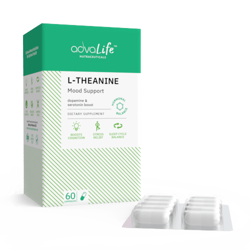 L-Theanine Capsules (1 box and 1 blister)