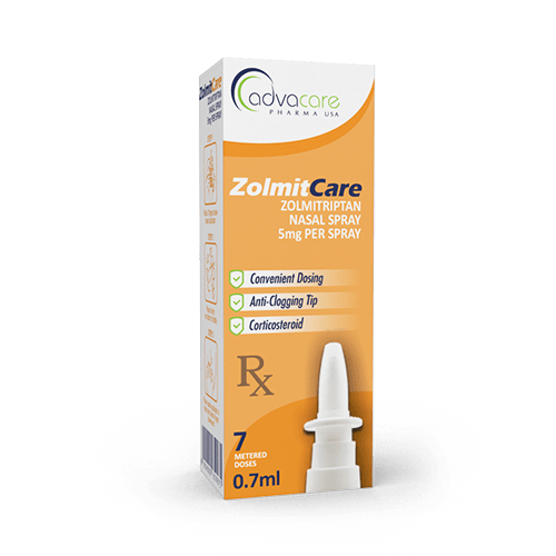 Zolmitriptan Nasal Spray (box of 1 spray bottle)