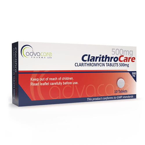 Comprimidos de Claritromicina (caja de 10 comprimidos)