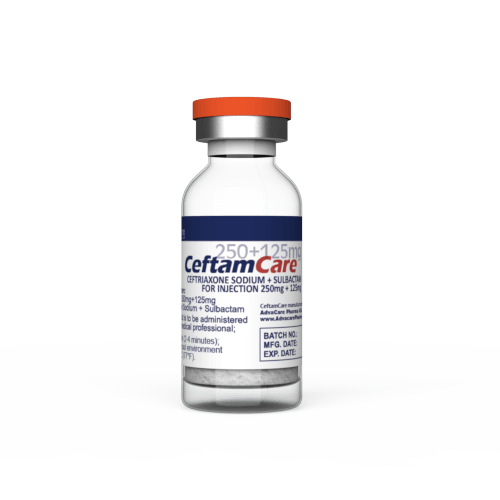 Ceftriaxone + Sulbactam for Injection (1 vial)