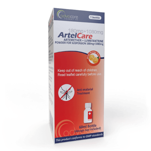 Artemether + Lumefantrine for Oral Suspension (box of 1 bottle)