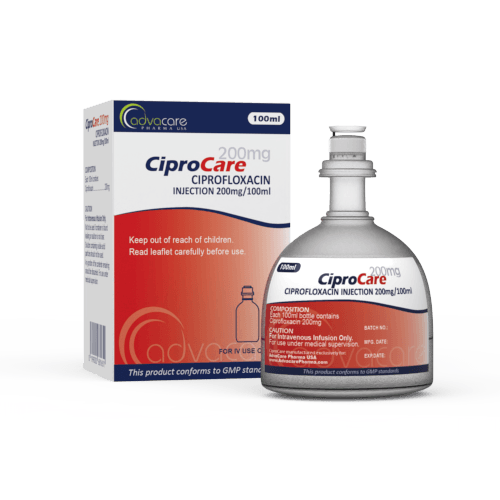 Ciprofloxacin Injection (1 box and 1 bottle)