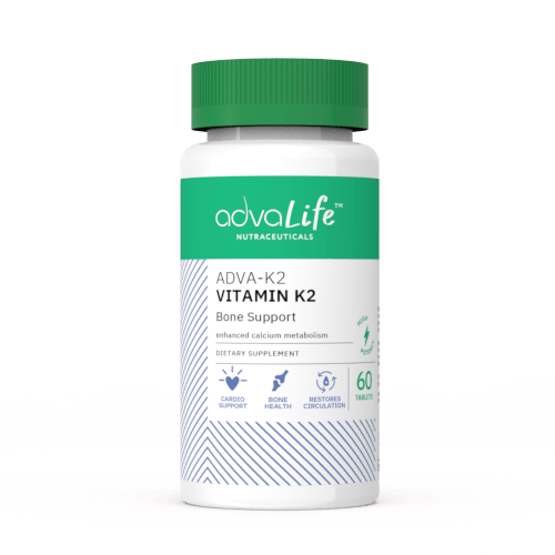 Capsules de Vitamine K2 (bouteille de 60 gélules molles)