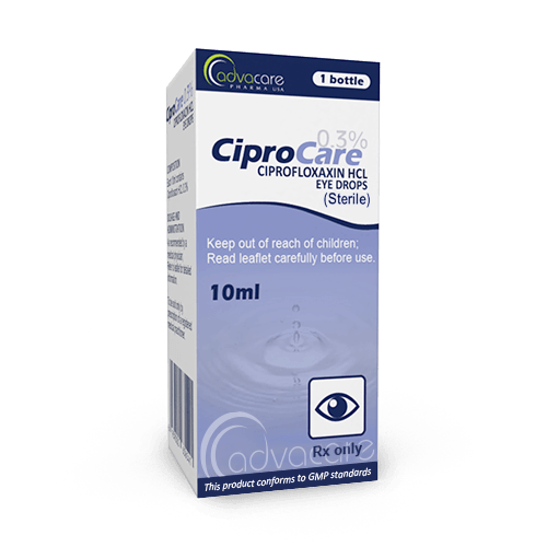 Ciprofloxacin HCl Eye Drops (box of 1 bottle)