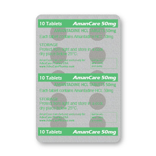 Amantadine Tablets (blister of 10 tablets)