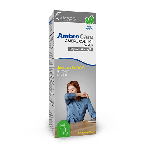 Ambroxol HCl Syrup (box of 1 bottle)