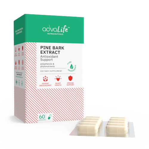 Pine Bark Extract Capsules (1 box and 1 blister)