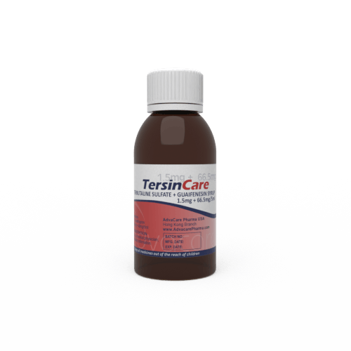 Sirop de Sulfate de Terbutaline + Guaïfénésine (1 flacon)