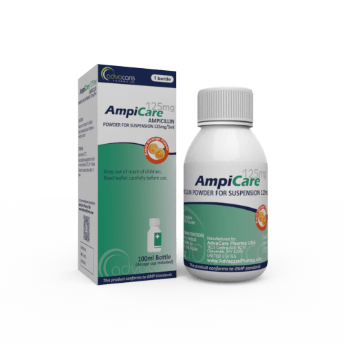 Ampicillin for Oral Suspension (1 box and 1 bottle)