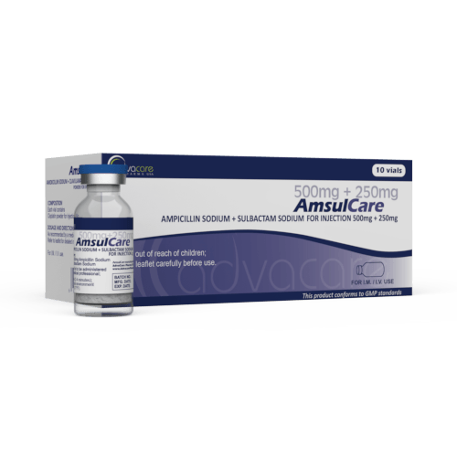 Ampicillin Sodium + Sulbactam Sodium for Injection (1 box and 1 vial)