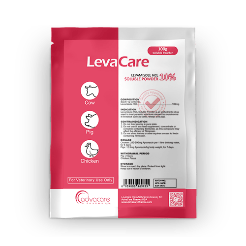 Polvo Soluble de Levamisol HCl (1 bolsa)