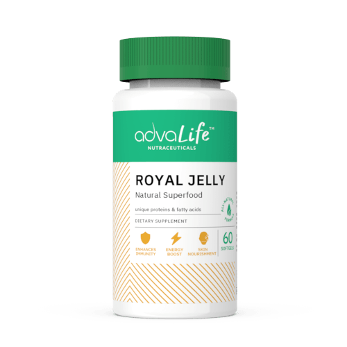 Capsules de Gelée Royale (bouteille de 60 gélules molles)