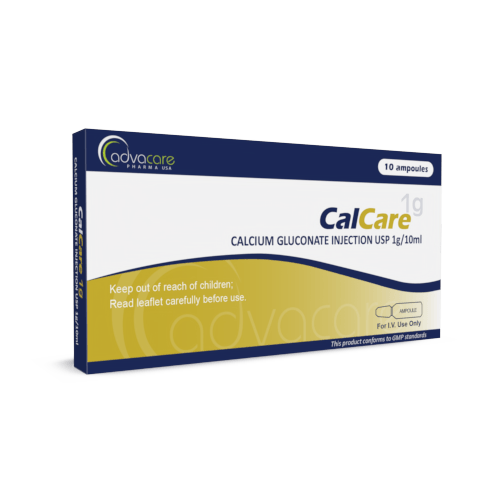 Calcium Gluconate Injection (box of 10 ampoules)