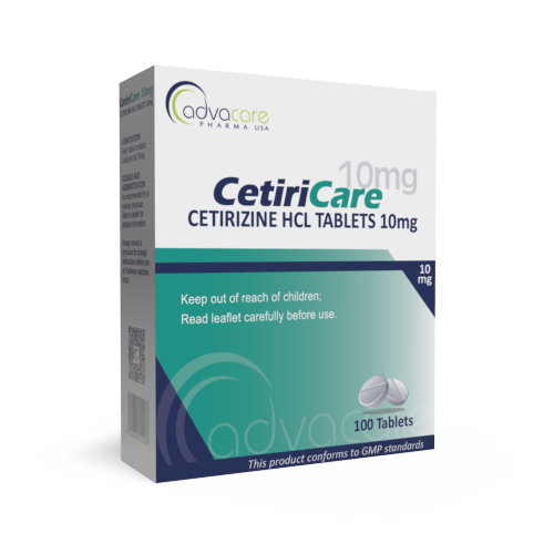 Cetirizine HCl Tablets (box of 100 tablets)