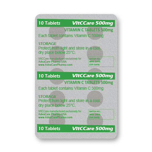 Comprimés de Vitamine C (blister de 10 comprimés)