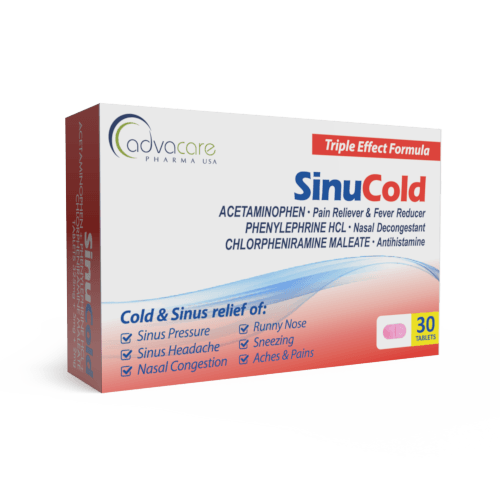 Comprimidos para Sinusitis + Resfriado (caja de 30 comprimidos)