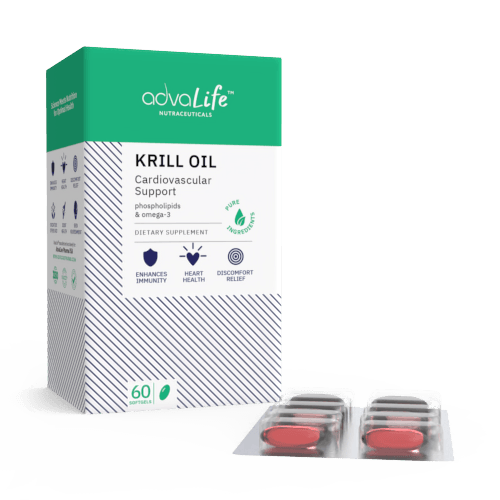 Krill Oil Capsules (1 box and 1 blister)