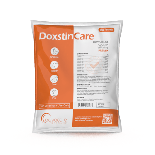 Prémélange de Doxycycline + Colistine + Vitamines (1 sac)