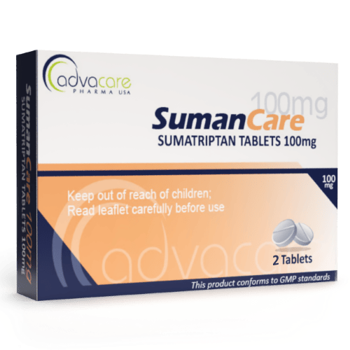 Comprimés de Sumatriptan (boîte de 2 comprimés)