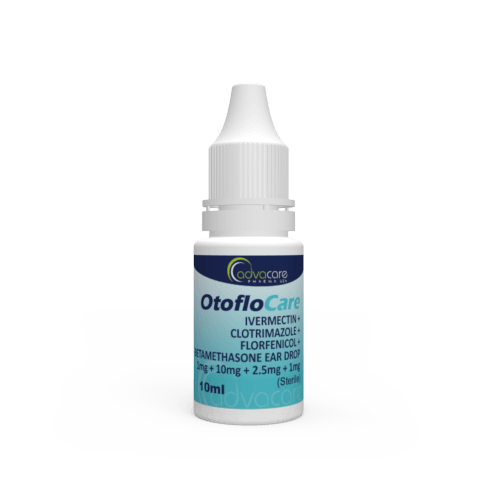 Ivermectin + Clotrimazole + Florfenicol + Betamethasone Ear Drops (1 bottle)