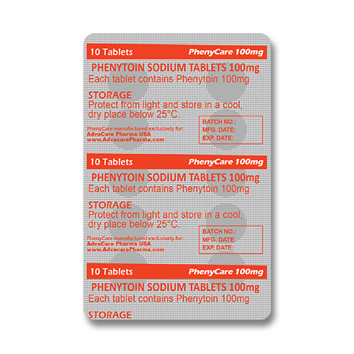 Comprimidos de Fenitoína Sódica (blíster de 10 comprimidos)